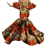 African Print Strapless Maxi Dress - Free Delivery Worldwide only at Flexi Africa