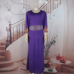 African Rhinestone Two-Piece Cape Dress | Luxury Women's Elegant Gown - Free Delivery Worldwide only at Flexi Africa