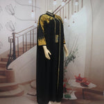 African Rhinestone Two-Piece Cape Dress | Luxury Women's Elegant Gown - Free Delivery Worldwide only at Flexi Africa