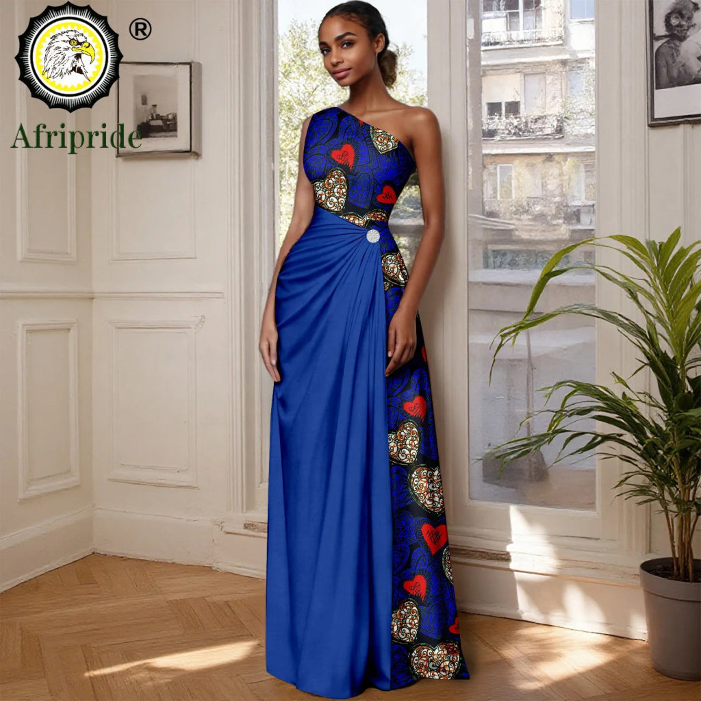 African Sleeveless Off-Shoulder Maxi Dresses for Women – Flexi Africa