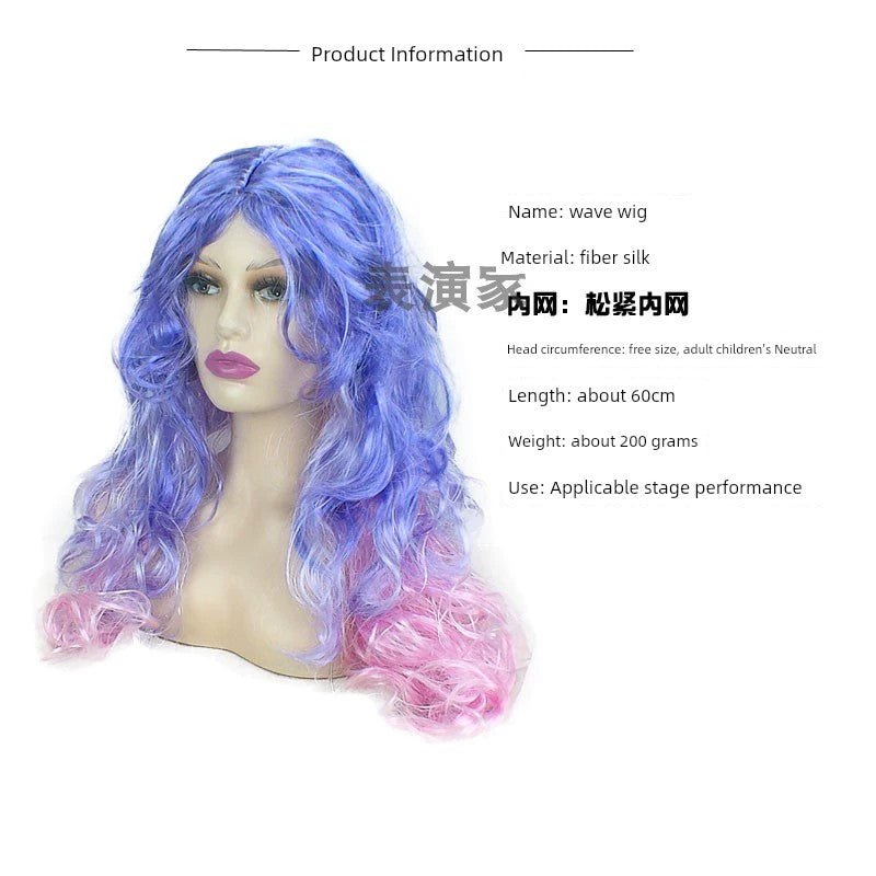 African Small Volume Corn Curler Exaggerated Foreigner Wig - Free Delivery Worldwide only at Flexi Africa