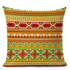 African Style Cushion Cover Tribal Geometric Pattern Decorative Linen Pillow Case Cover for Sofa Home Decor - Flexi Africa