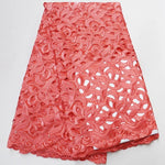 African Voile Lace Fabric – Cotton Lace for Wedding & Party Dresses - Free Delivery Worldwide only at Flexi Africa