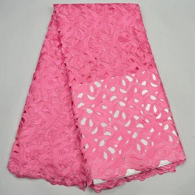 African Voile Lace Fabric – Cotton Lace for Wedding & Party Dresses - Free Delivery Worldwide only at Flexi Africa