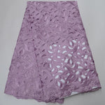 African Voile Lace Fabric – Cotton Lace for Wedding & Party Dresses - Free Delivery Worldwide only at Flexi Africa