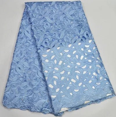 African Voile Lace Fabric – Cotton Lace for Wedding & Party Dresses - Free Delivery Worldwide only at Flexi Africa