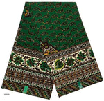 African Wax Fabric Black & White – 100% Cotton Wax Print Pagne, 6 Yards - Free Delivery Worldwide only at Flexi Africa