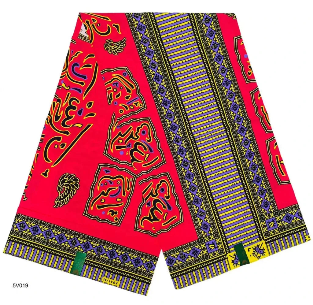 African Wax Fabric Black & White – 100% Cotton Wax Print Pagne, 6 Yards - Free Delivery Worldwide only at Flexi Africa