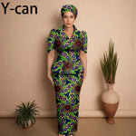 African Women Zipper Top & Slim Fit Skirt Set - Free Delivery Worldwide only at Flexi Africa