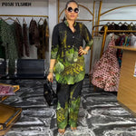 African Women’s 2PC Pant Set – Stylish Summer Matching Outfit Collection - Free Delivery Worldwide only at Flexi Africa