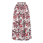 African Women’s 2PC Skirt Set – Slash Neck Top & High Slit Maxi Skirt - Free Delivery Worldwide only at Flexi Africa