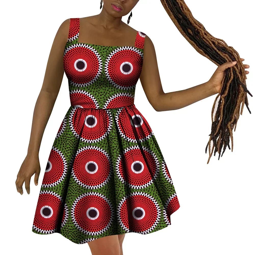 African Womens Dress Dashiki Wax Print Plus Size Dress 24FS1402 / XXXL African Womens Dress Dashiki Wax Print Plus Size Dress 24FS1402 / XXXL