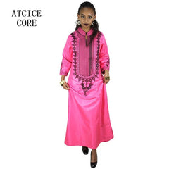 African Women's Kaftan Dress – Embroidered Long Dress Without Scarf - Free Delivery Worldwide only at Flexi Africa
