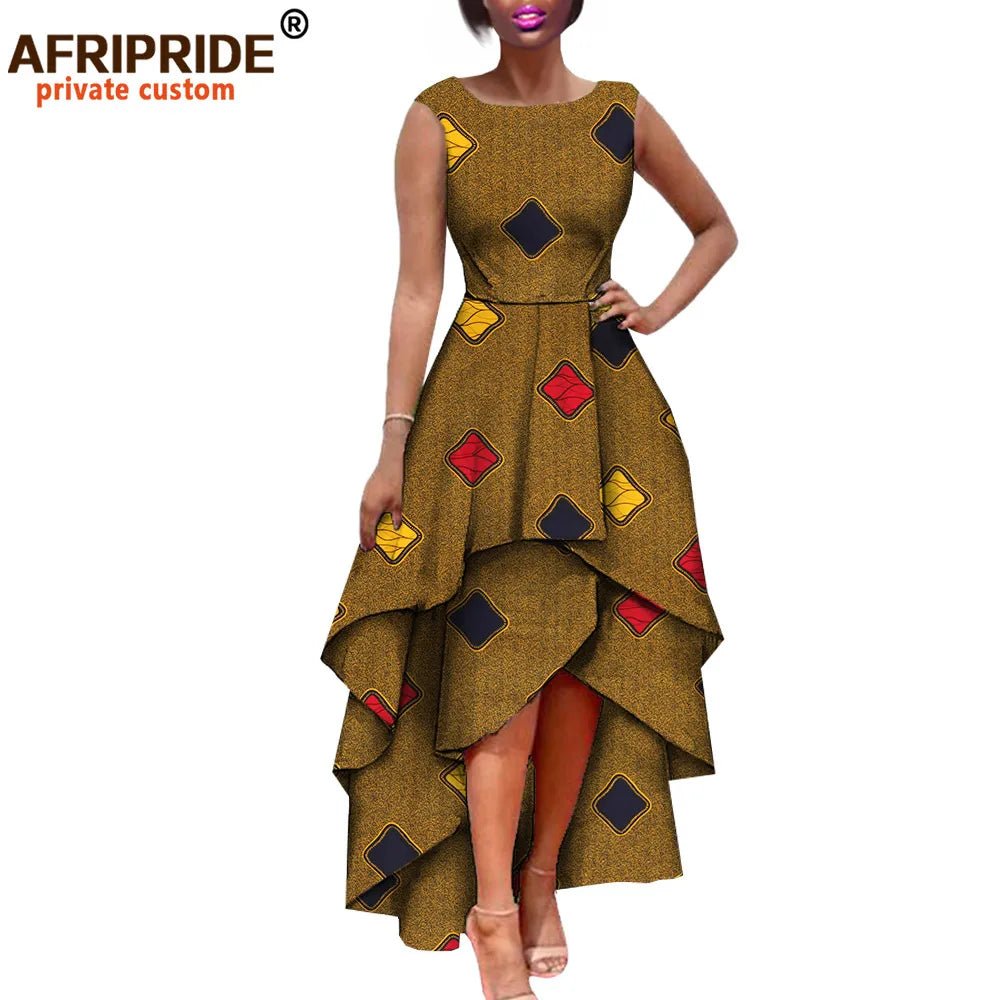 Buy African Women’s Sleeveless Pleated Party Dress – Elegant Midi Dress for only $54.63 at Flexi Africa!