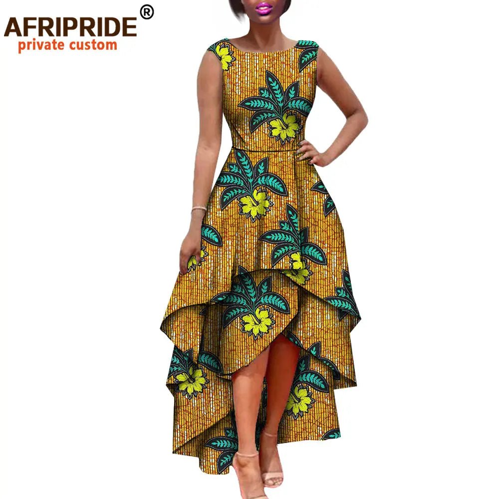Buy African Women’s Sleeveless Pleated Party Dress – Elegant Midi Dress for only $54.63 at Flexi Africa!