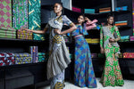 African Women’s Wax Print Maxi Dress – O - Neck High Waist Elegant Party Dress - Free Delivery Worldwide only at Flexi Africa