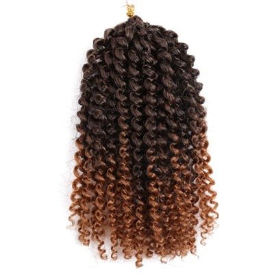 Afro Kinky Twist Crochet Braids Synthetic Curly Braiding Hair Extension - Flexi Africa - Flexi Africa offers Free Delivery Worldwide - Vibrant African traditional clothing showcasing bold prints and intricate designs