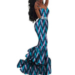 Ankara Print Strappy Maxi Dress - Free Delivery Worldwide only at Flexi Africa