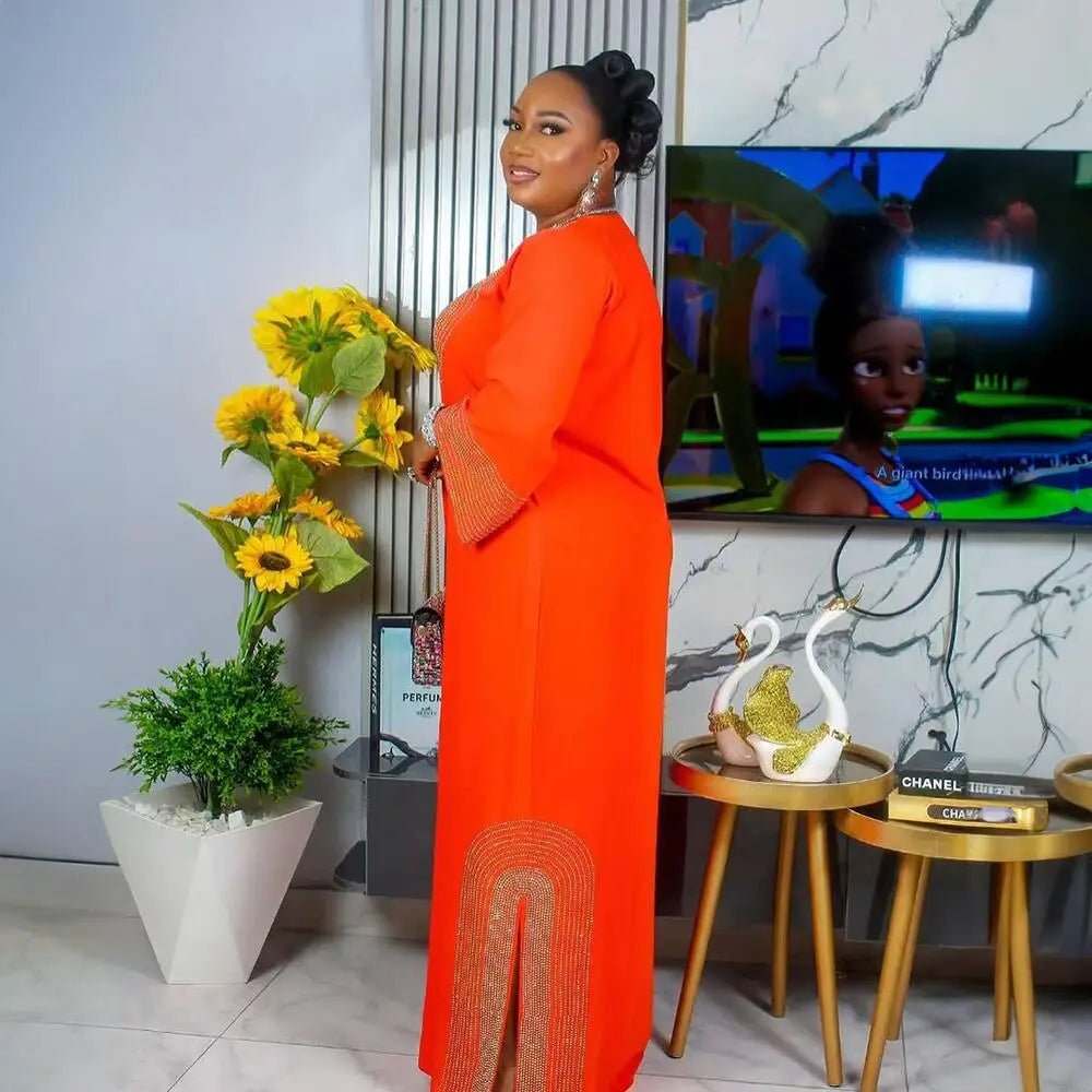 Best - Selling African Mother Robe for Women – Traditional Elegant Evening Dress - Free Delivery Worldwide only at Flexi Africa