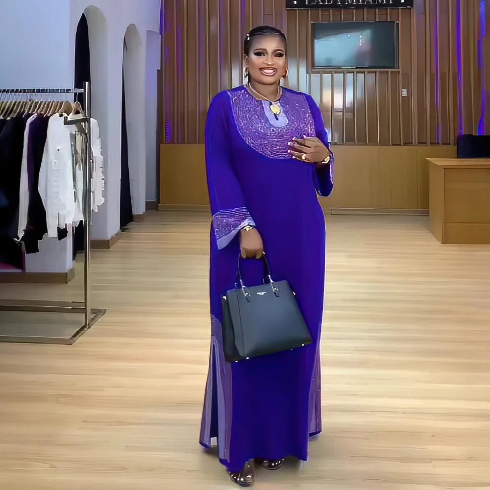 Best - Selling African Mother Robe for Women – Traditional Elegant Evening Dress - Free Delivery Worldwide only at Flexi Africa
