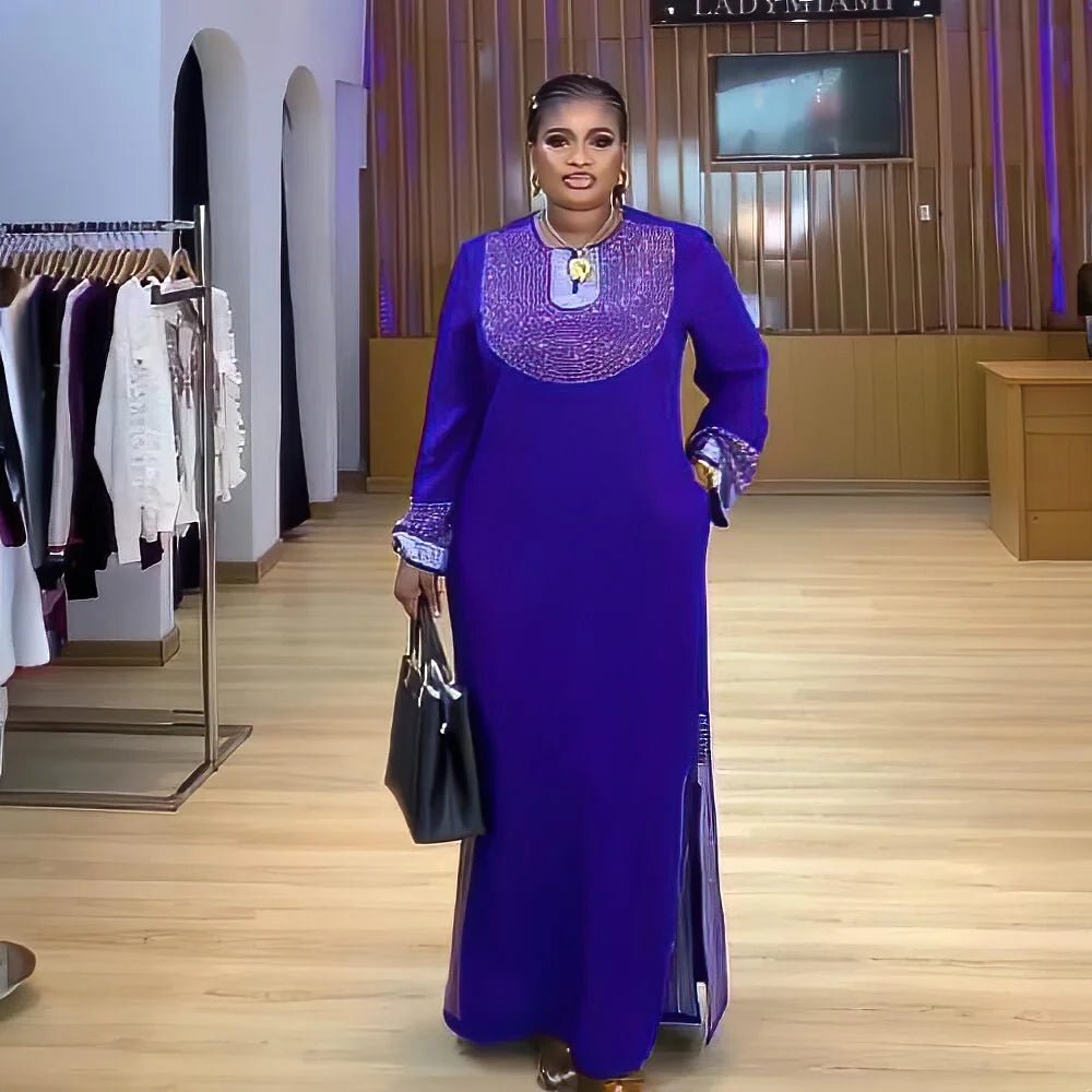 Best - Selling African Mother Robe for Women – Traditional Elegant Evening Dress - Free Delivery Worldwide only at Flexi Africa