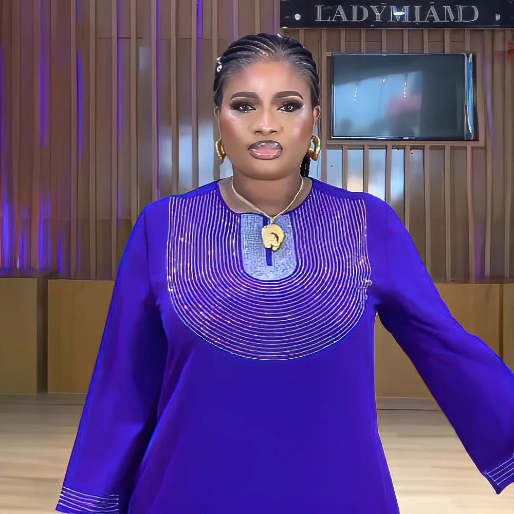 Best - Selling African Mother Robe for Women – Traditional Elegant Evening Dress - Free Delivery Worldwide only at Flexi Africa