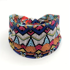 Bohemian Style Art Headband - Fashionable Knot Head Wrap for Yoga, Fitness, Running, and Sports - Sweat - Wicking Scarf for Women - Free Delivery Worldwide only at Flexi Africa