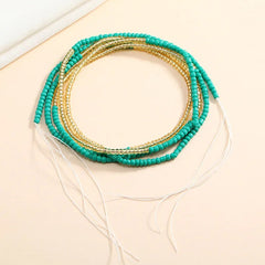 Boho Chic: Vibrant Beaded Waist Chains for Women - Flexi Africa - Free Delivery Worldwide only at www.flexiafrica.com