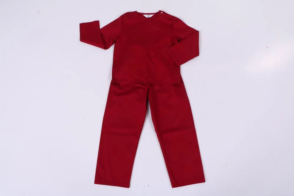 Boys' African-Print Tunic, Trousers & Hat Outfit - Free Delivery Worldwide only at Flexi Africa