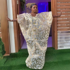 Chic plus size elegant dresses Jacquard fabric women dresses african fashion Luxury african dresse women - Free Delivery Worldwide only at Flexi Africa