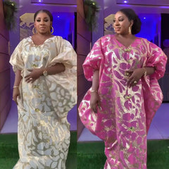 Chic plus size elegant dresses Jacquard fabric women dresses african fashion Luxury african dresse women - Free Delivery Worldwide only at Flexi Africa