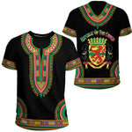 Congo Coat of Arms Graphic T-Shirt – Men’s & Kids’ 3D Print Summer Short Sleeve Casual Top - Free Delivery Worldwide only at Flexi Africa