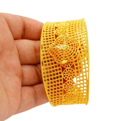 Cuff Bracelets for Women Girls Bangle Jewelry African Gold Color Bangle - Flexi Africa - Free Delivery www.flexiafrica.com