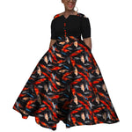 Dashiki African Dress for Women – Colorful Ankle - Length Dress for Daily Wear & Weddings (Sizes S–6XL) - Free Delivery Worldwide only at Flexi Africa
