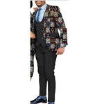 Dashiki African Men’s 3PC Suit Set – Traditional Party & Formal Clothing - Free Delivery Worldwide only at Flexi Africa