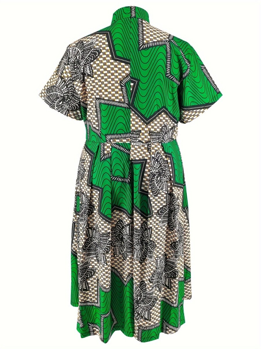 DZ102 Cross - border Women's Dress - Free Delivery Worldwide only at Flexi Africa