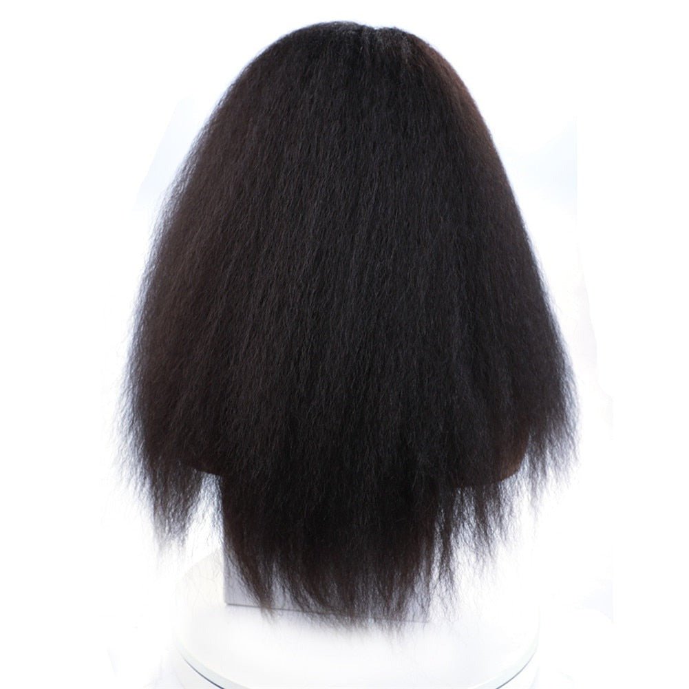 Effortless Elegance: Long Kinky Straight Synthetic Afro Wig - Flexi Africa offers Free Delivery Worldwide - Vibrant African