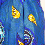 Elegant African Ankara 2 - Piece Set for Women – Floor - Length Dress, Long Coat & Pants Casual Suit - Free Delivery Worldwide only at Flexi Africa