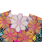 Elegant African Ankara Dashiki Long Dress for Women – Bazin Riche Wedding Party Gown & Traditional Robe - Free Delivery Worldwide only at Flexi Africa