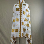 Elegant African Chiffon Hijab for Women – Embroidered Pashmina Shawl Headscarf - Free Delivery Worldwide only at Flexi Africa