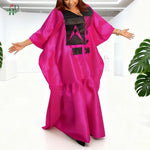 Elegant African Dress for Women – Plus Size Dashiki Ankara Kaftan Robe - Free Delivery Worldwide only at Flexi Africa