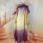 Elegant African Evening Dress for Women with Matching Headscarf - Free Delivery Worldwide only at Flexi Africa