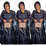 Experience timeless elegance and modesty with this stunning Black African Embroidered Abaya Dress, beautifully for women