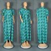 Elegant Bazin Riche African Maxi Dress for Women – Casual Loose Fit Traditional Fashion Gown - Free Delivery Worldwide only at Flexi Africa