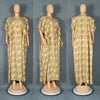 Elegant Bazin Riche African Maxi Dress for Women – Casual Loose Fit Traditional Fashion Gown - Free Delivery Worldwide only at Flexi Africa