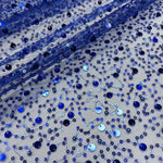 Elegant Lace Fabric – French Tulle Net with Sequins for Bridal and Special Gowns - Free Worldwide only at Flexi Africa