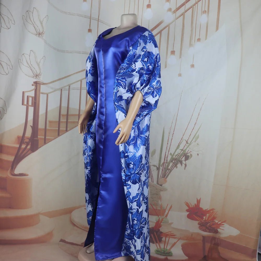 Elegant Modern African Long Dress for Women – Luxury Trending Fashion Gown - Free Delivery Worldwide only at Flexi Africa