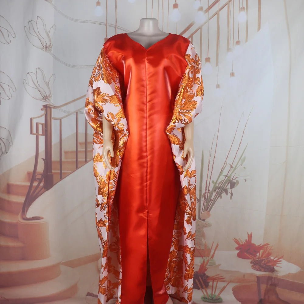 Elegant Modern African Long Dress for Women – Luxury Trending Fashion Gown - Free Delivery Worldwide only at Flexi Africa