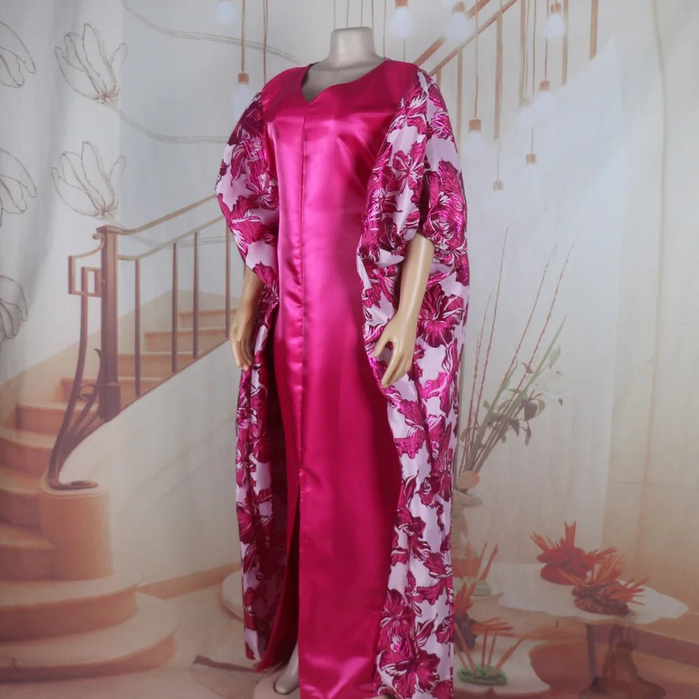 Elegant Modern African Long Dress for Women – Luxury Trending Fashion Gown - Free Delivery Worldwide only at Flexi Africa