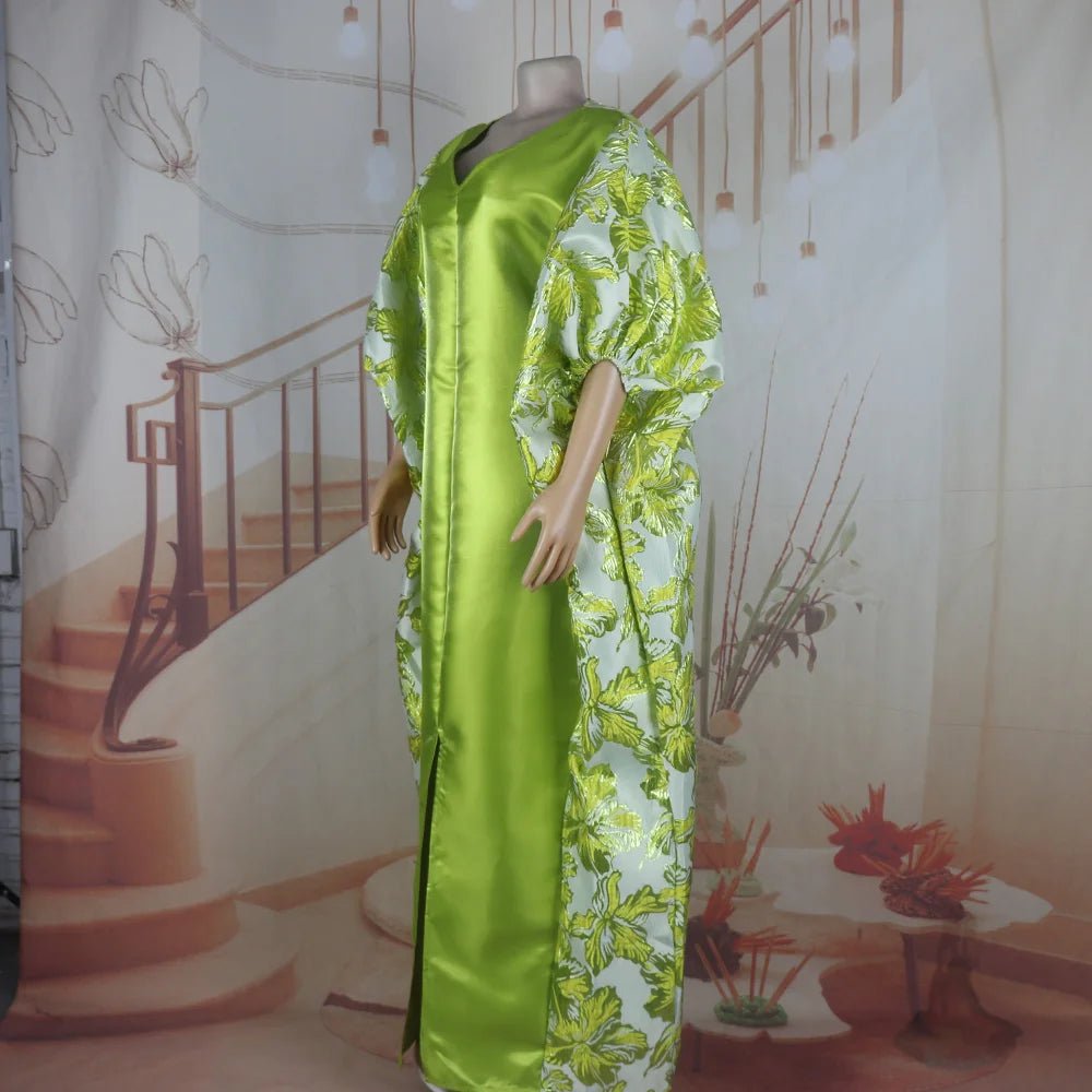 Elegant Modern African Long Dress for Women – Luxury Trending Fashion Gown - Free Delivery Worldwide only at Flexi Africa